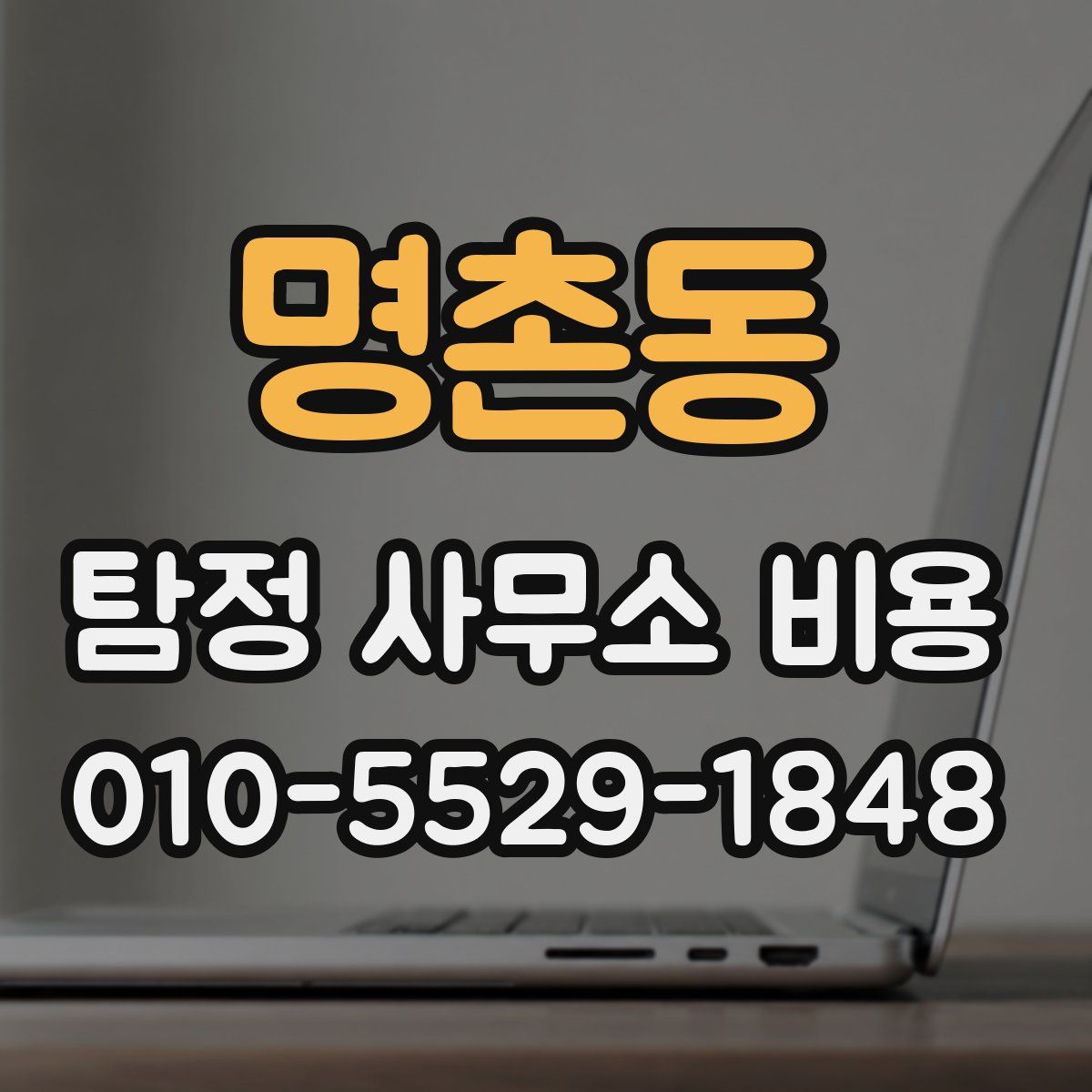 명촌동 탐정 사무소 비용