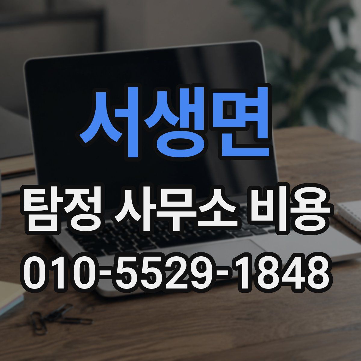 서생면 탐정 사무소 비용