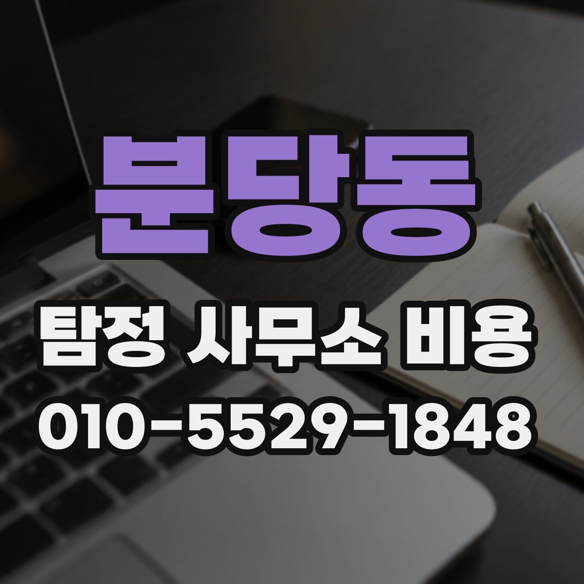분당동 탐정 사무소 비용