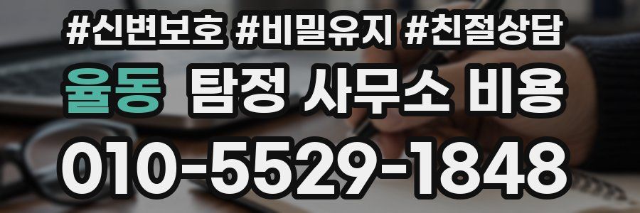 율동 탐정 사무소 비용