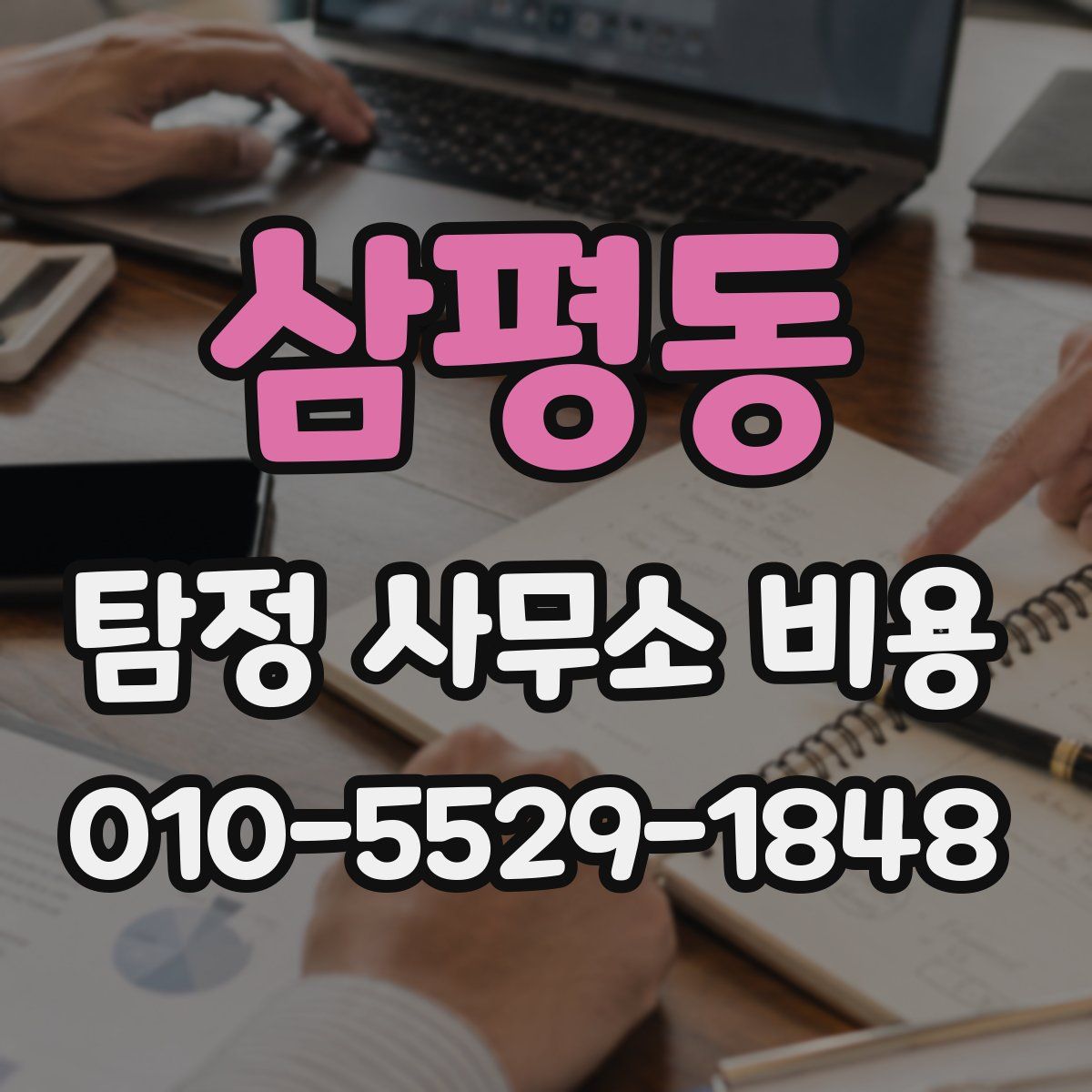 삼평동 탐정 사무소 비용