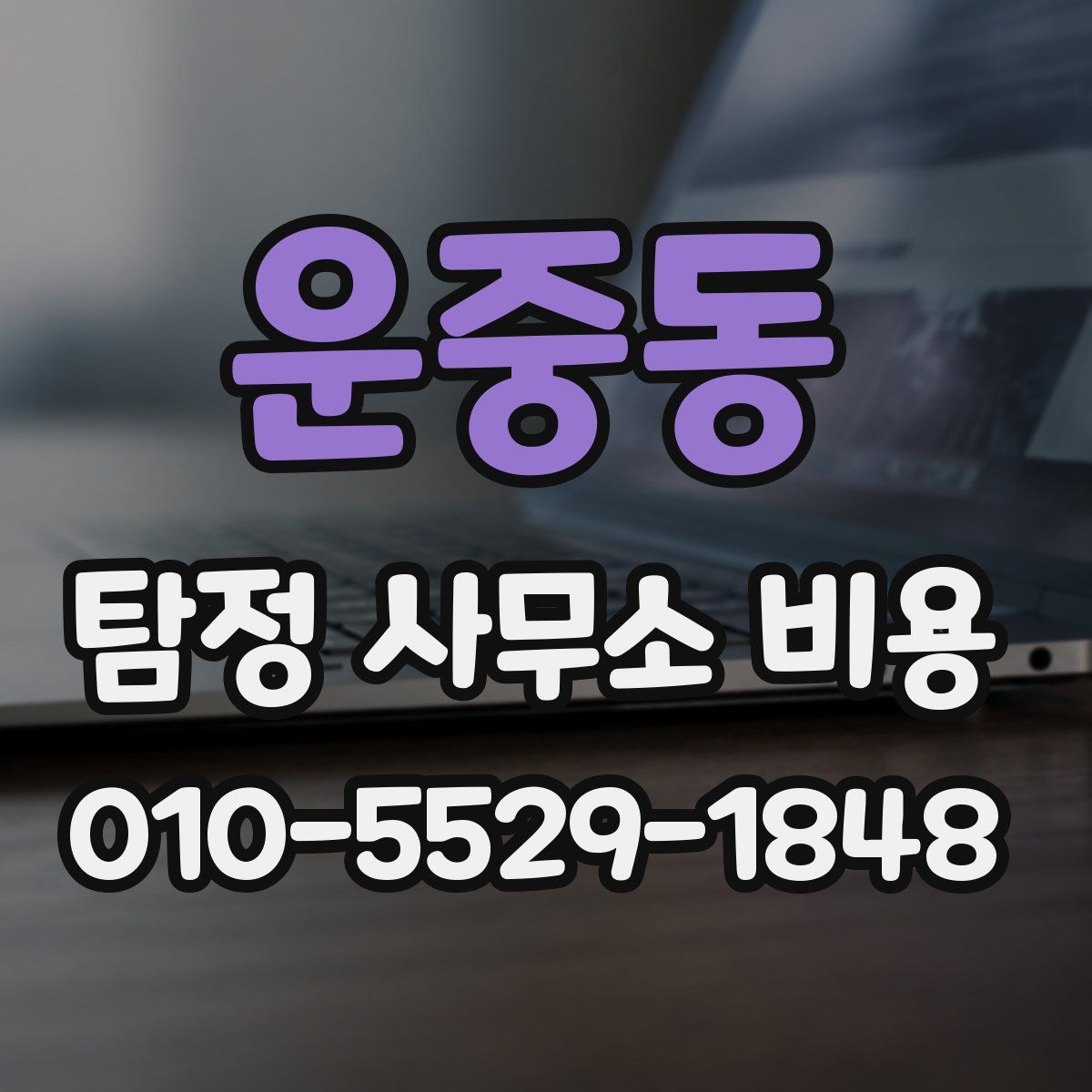 운중동 탐정 사무소 비용