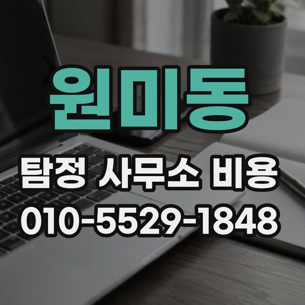 원미동 탐정 사무소 비용