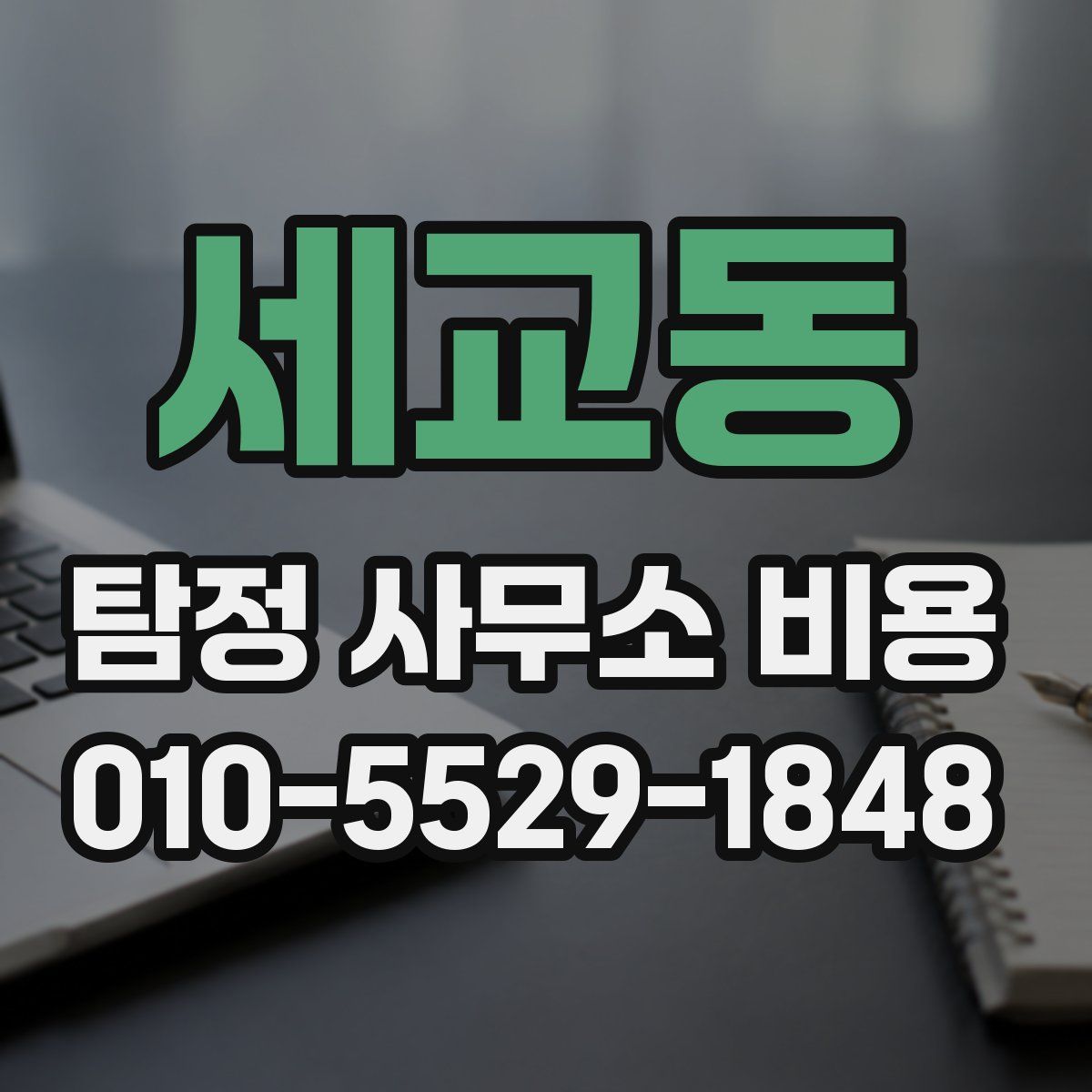 세교동 탐정 사무소 비용