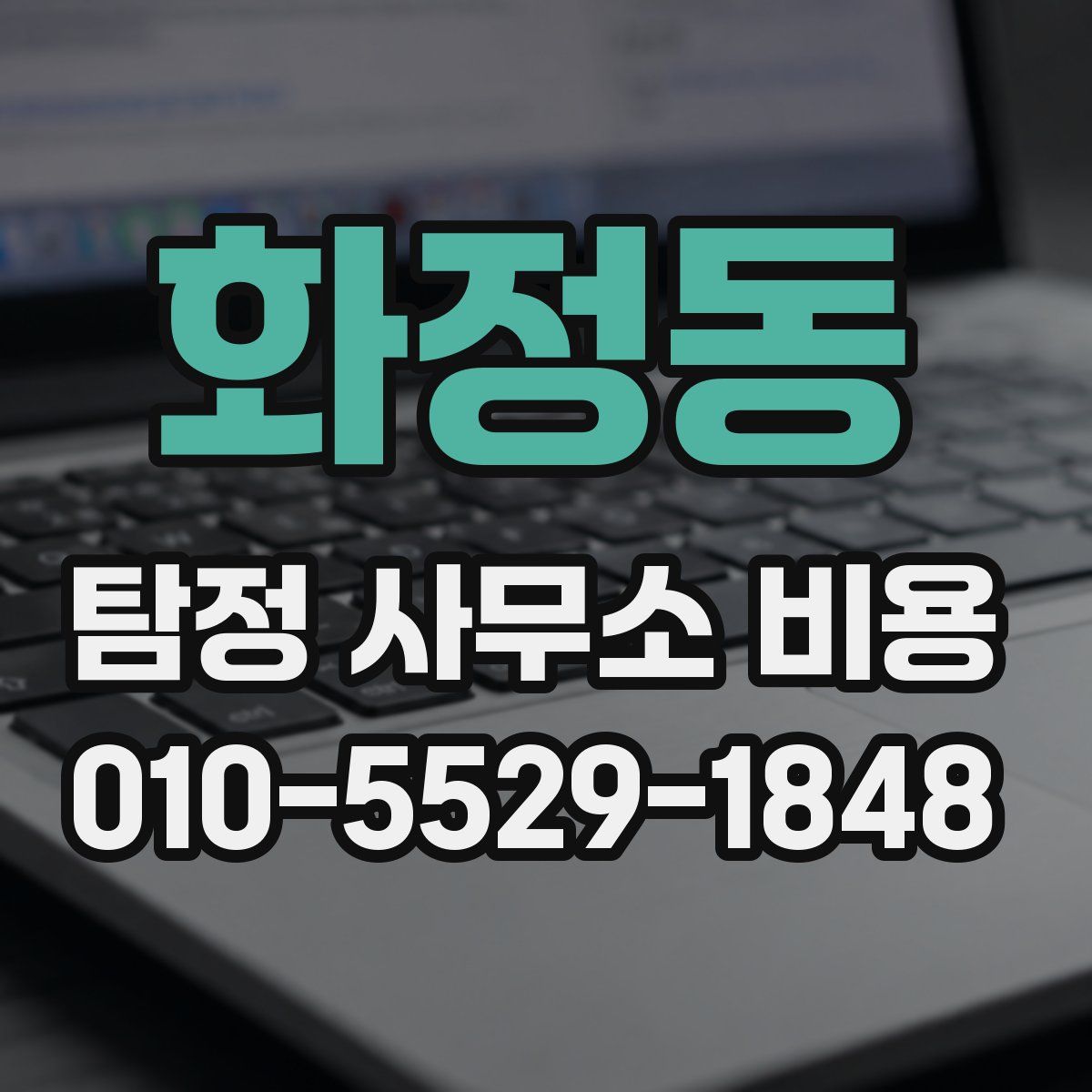 화정동 탐정 사무소 비용