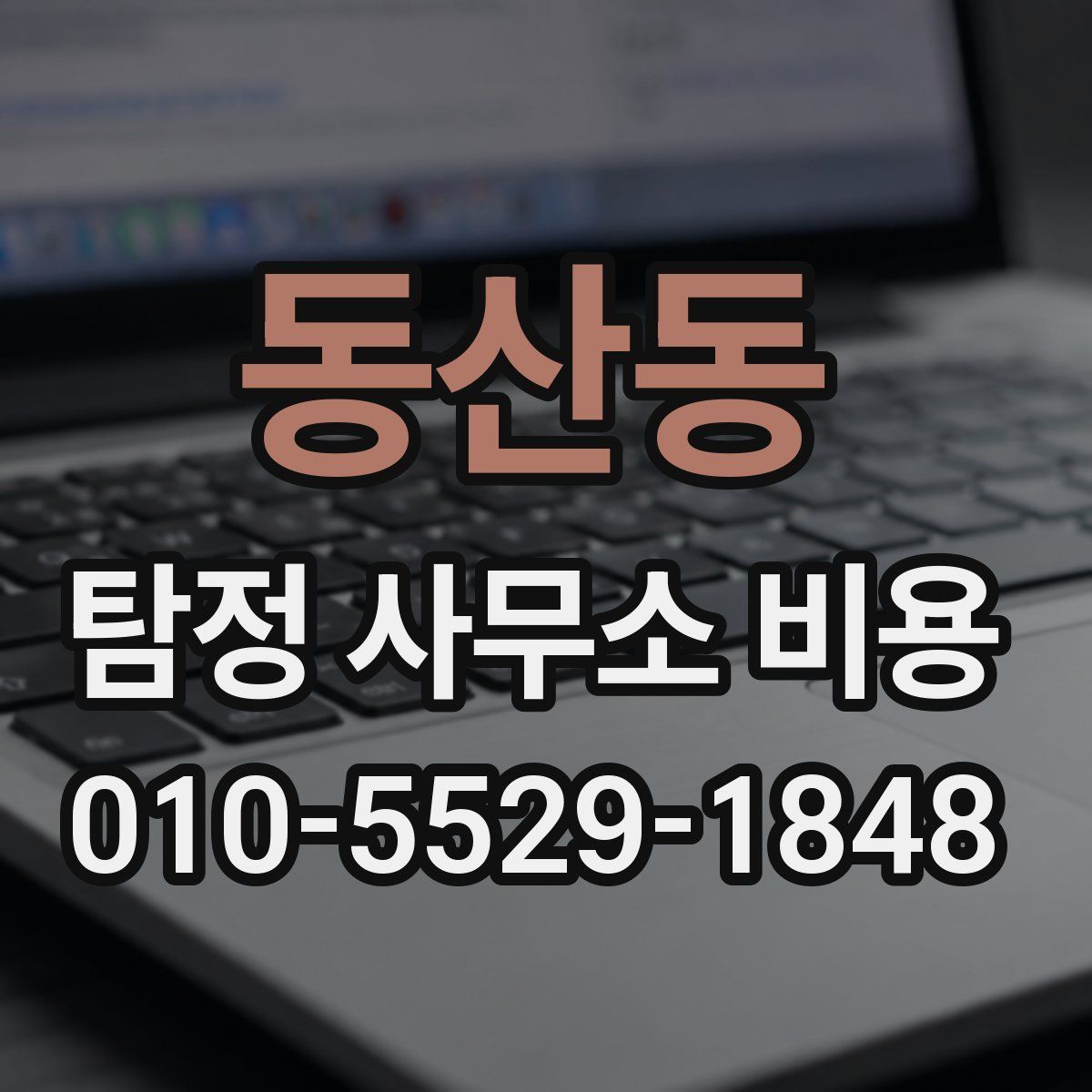 동산동 탐정 사무소 비용