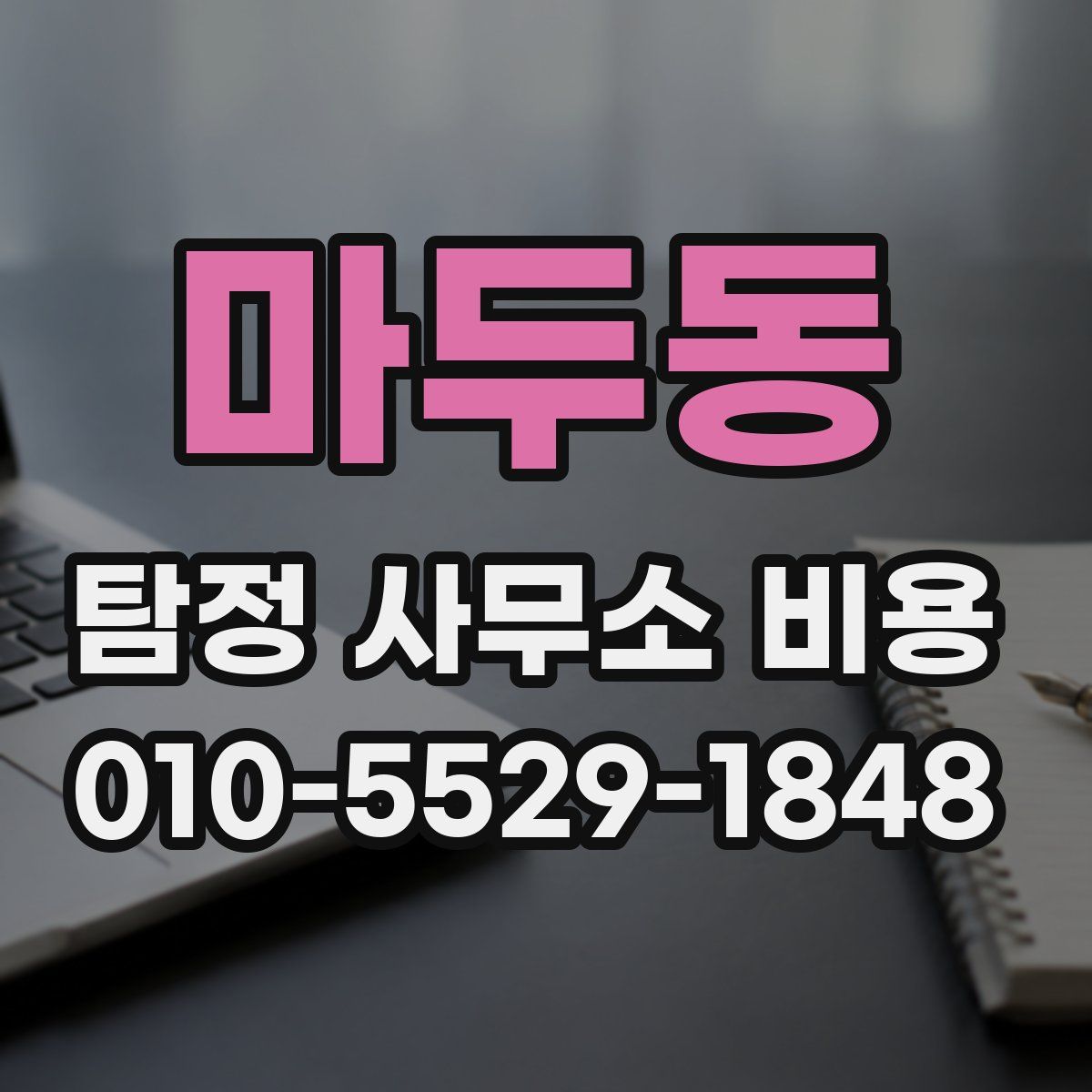 마두동 탐정 사무소 비용