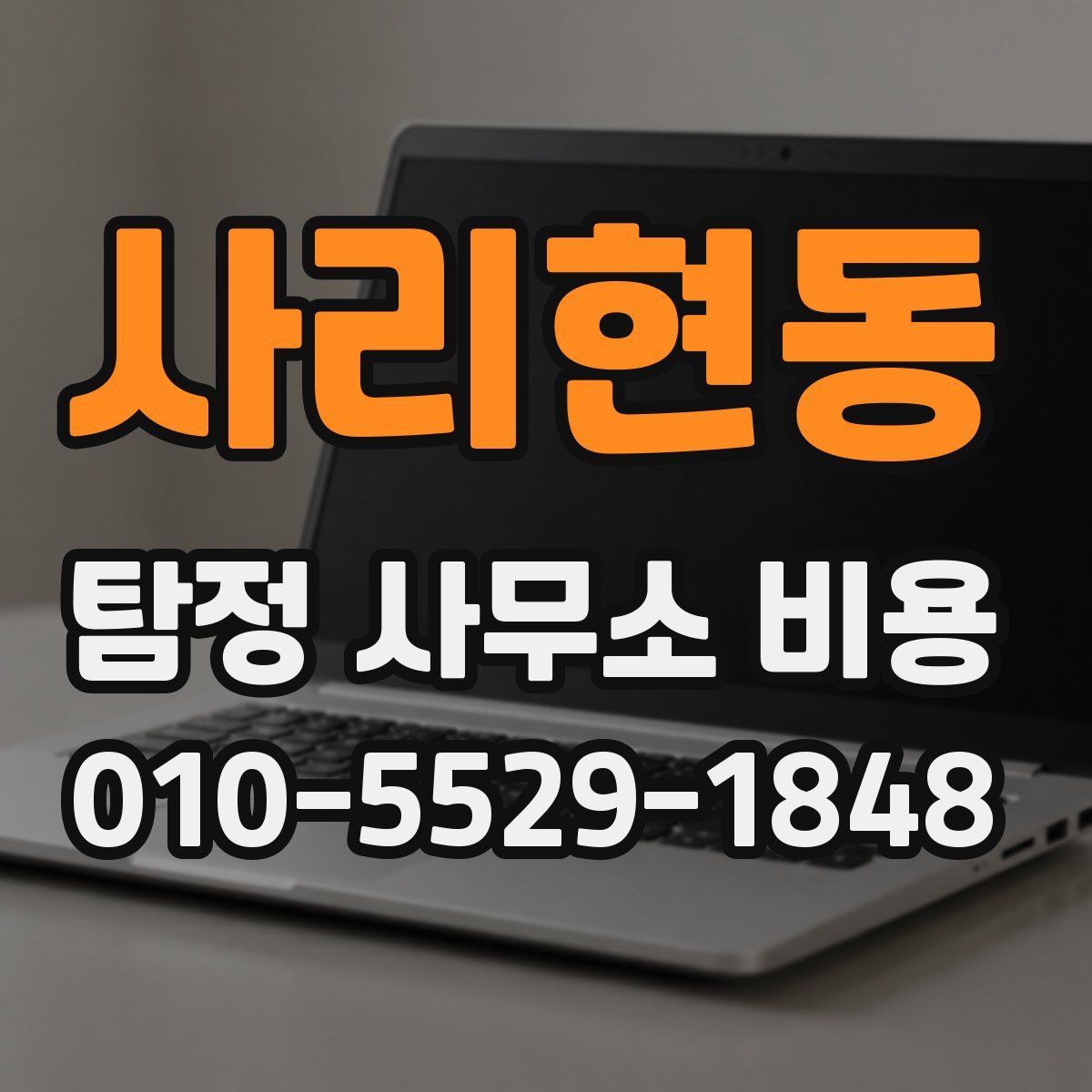 사리현동 탐정 사무소 비용