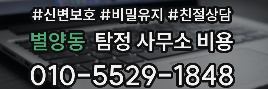 별양동 탐정 사무소 비용