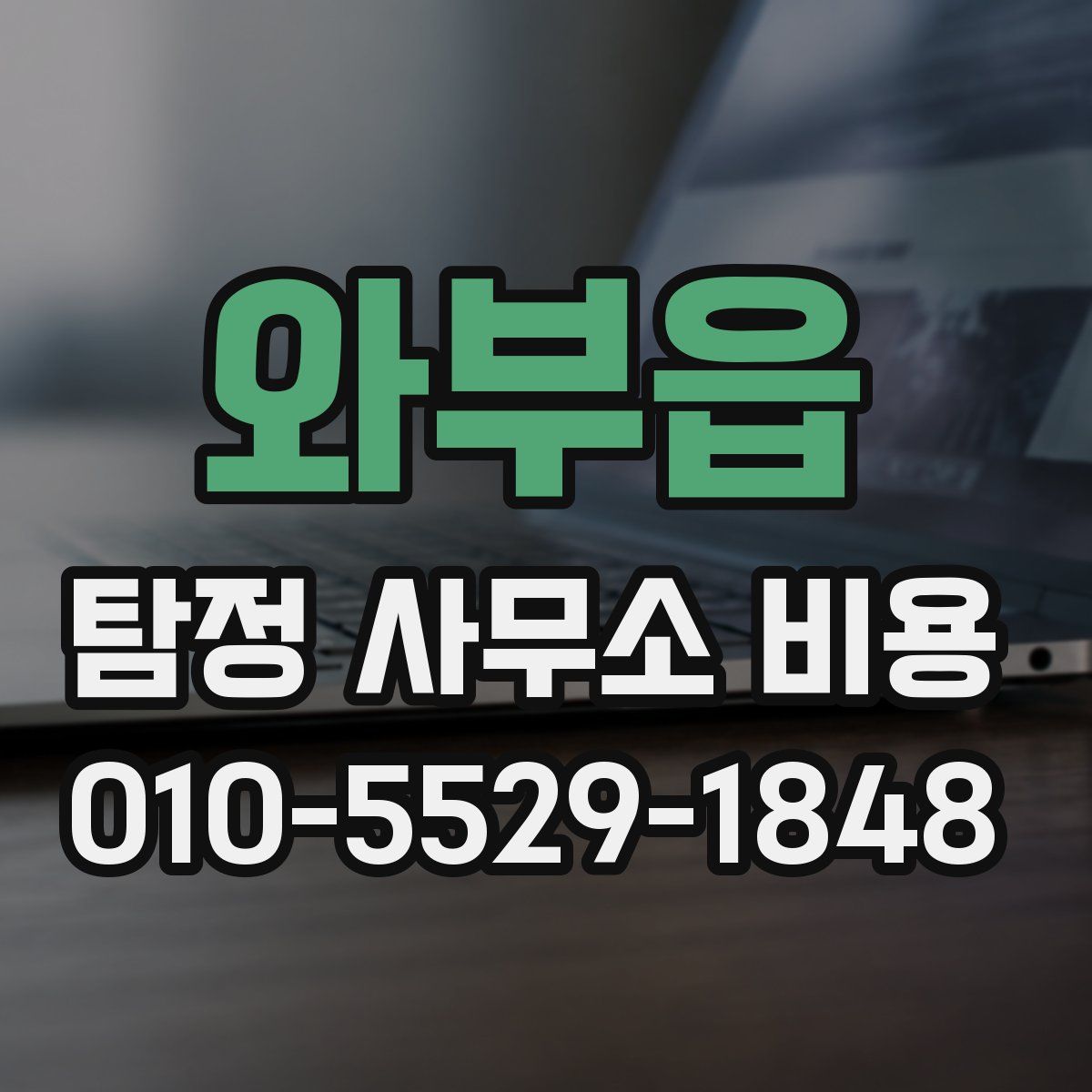 와부읍 탐정 사무소 비용