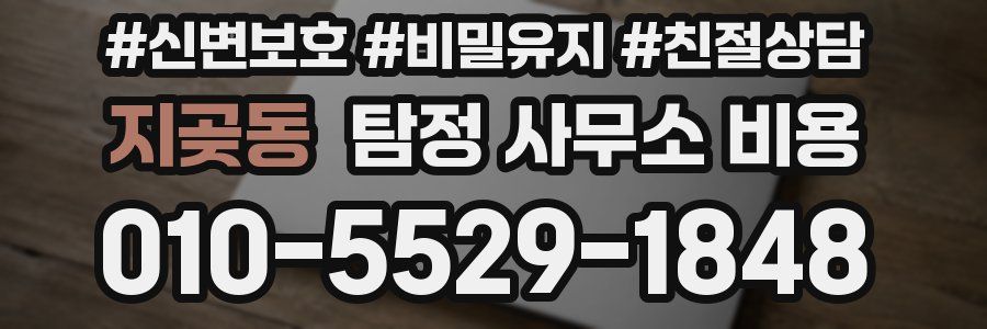 지곶동 탐정 사무소 비용