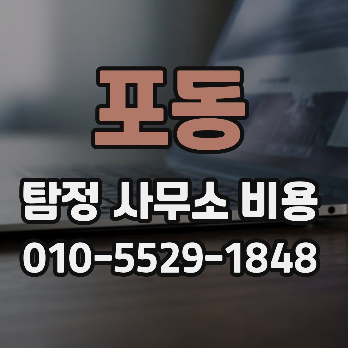 포동 탐정 사무소 비용