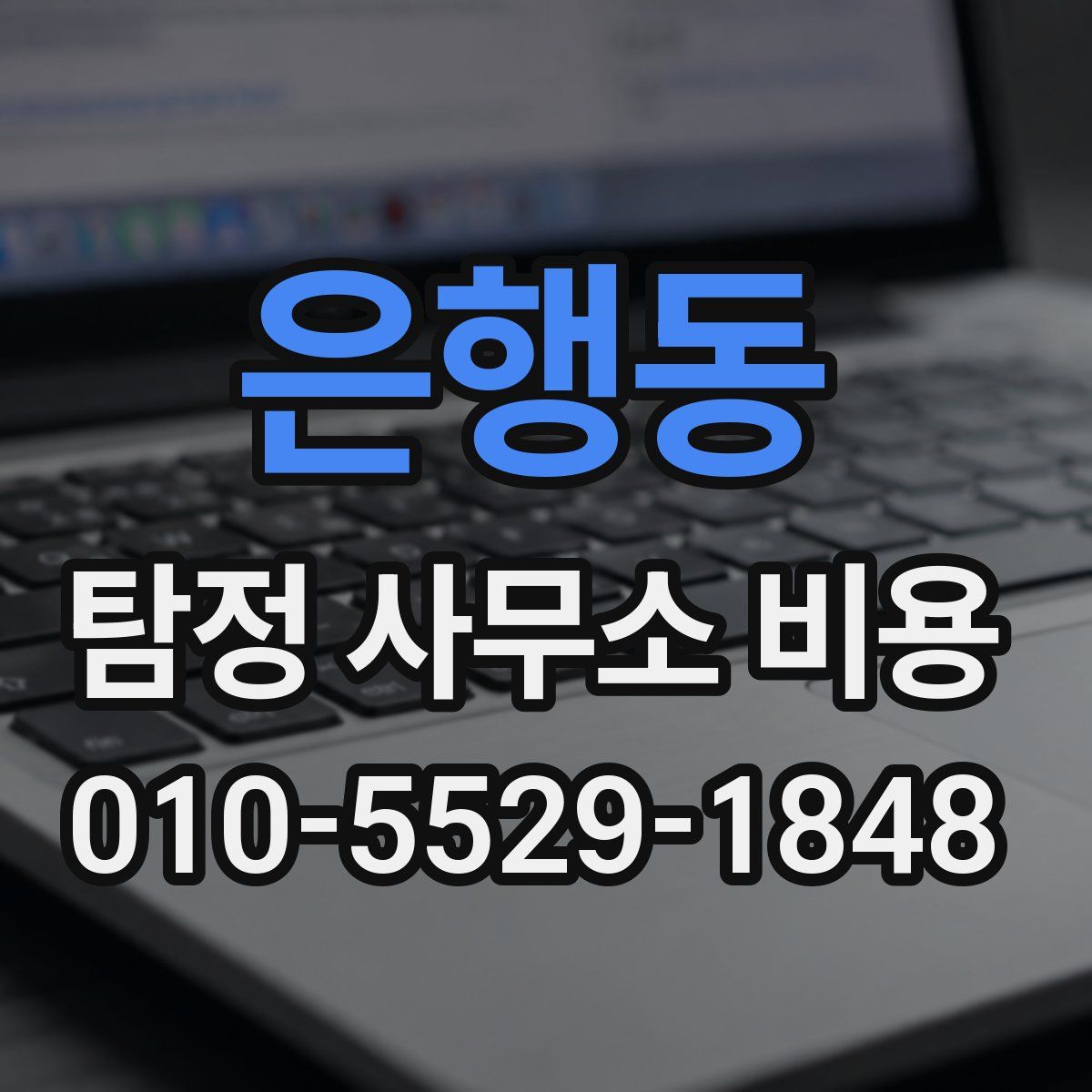 은행동 탐정 사무소 비용