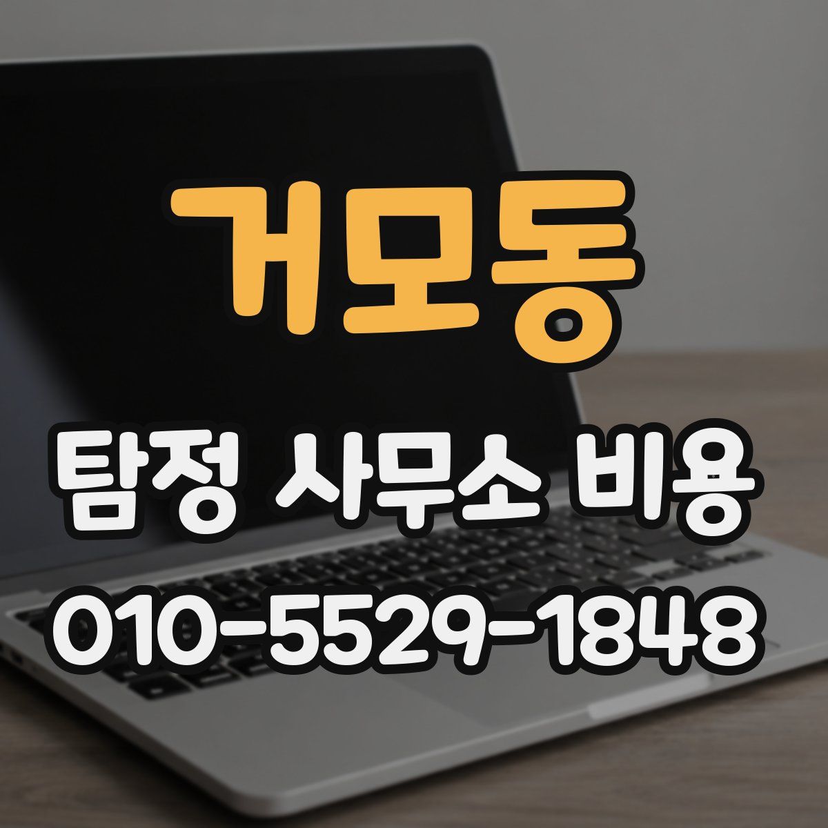 거모동 탐정 사무소 비용