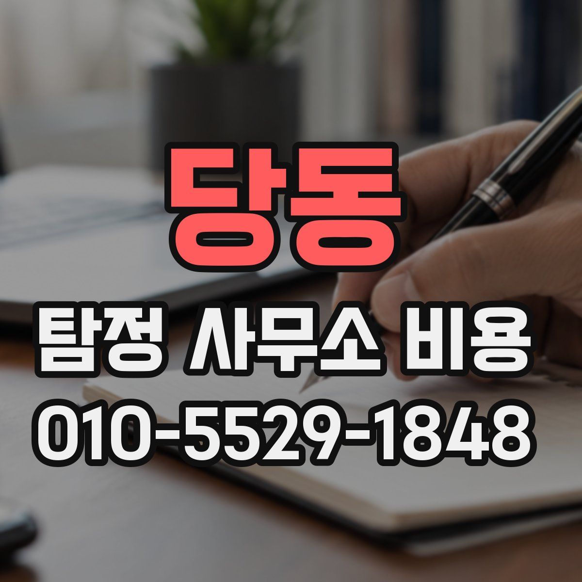당동 탐정 사무소 비용