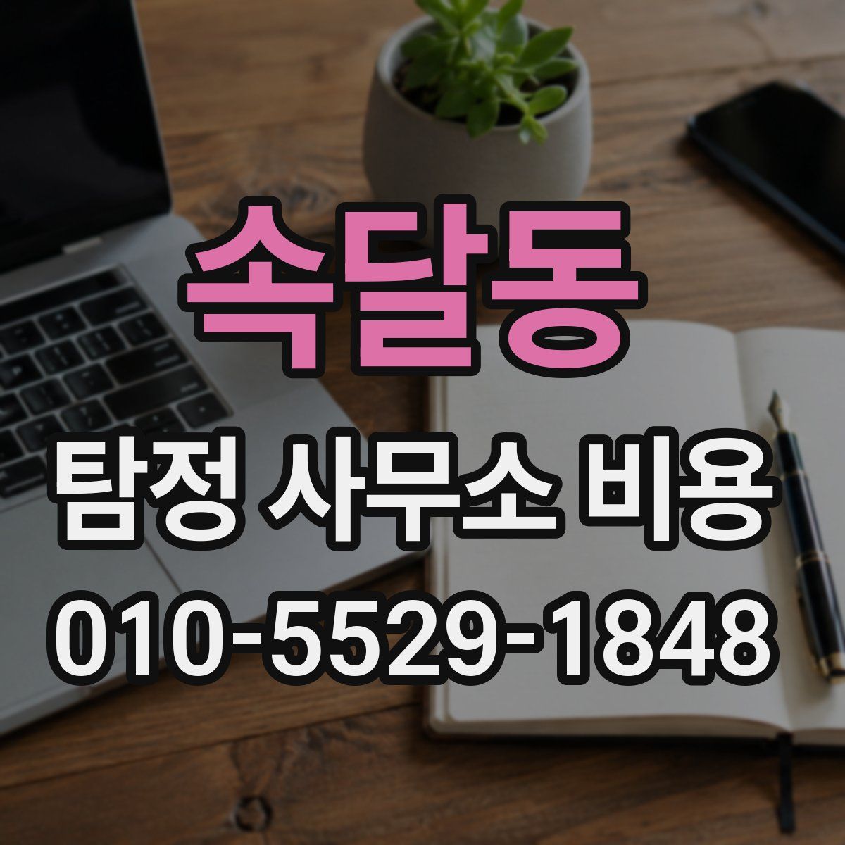 속달동 탐정 사무소 비용