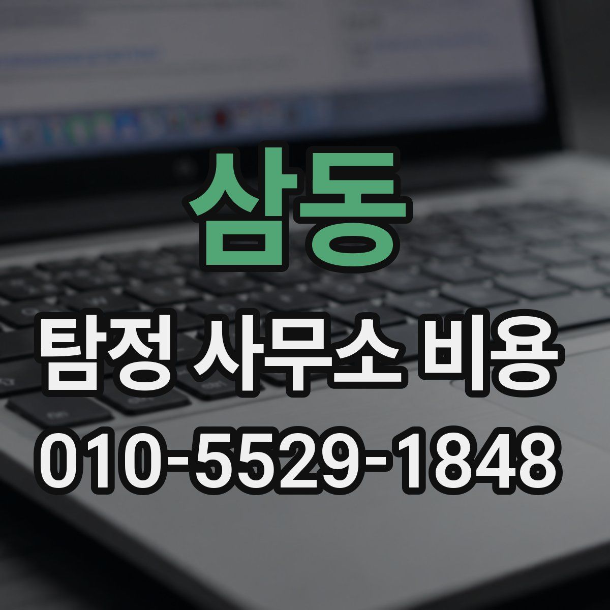 삼동 탐정 사무소 비용