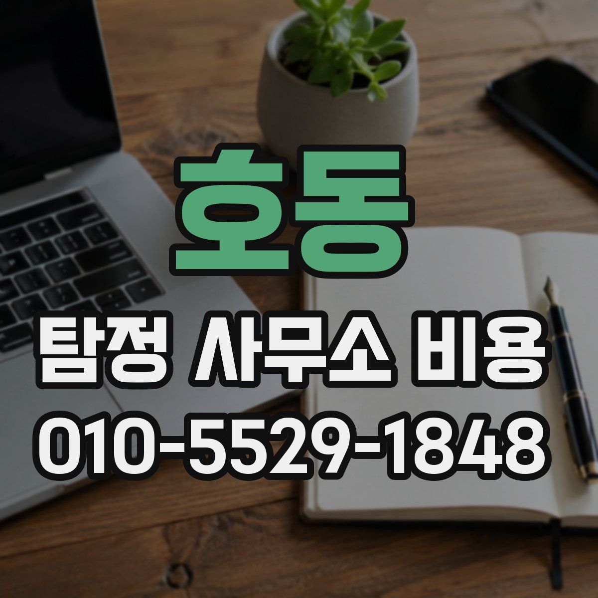 호동 탐정 사무소 비용