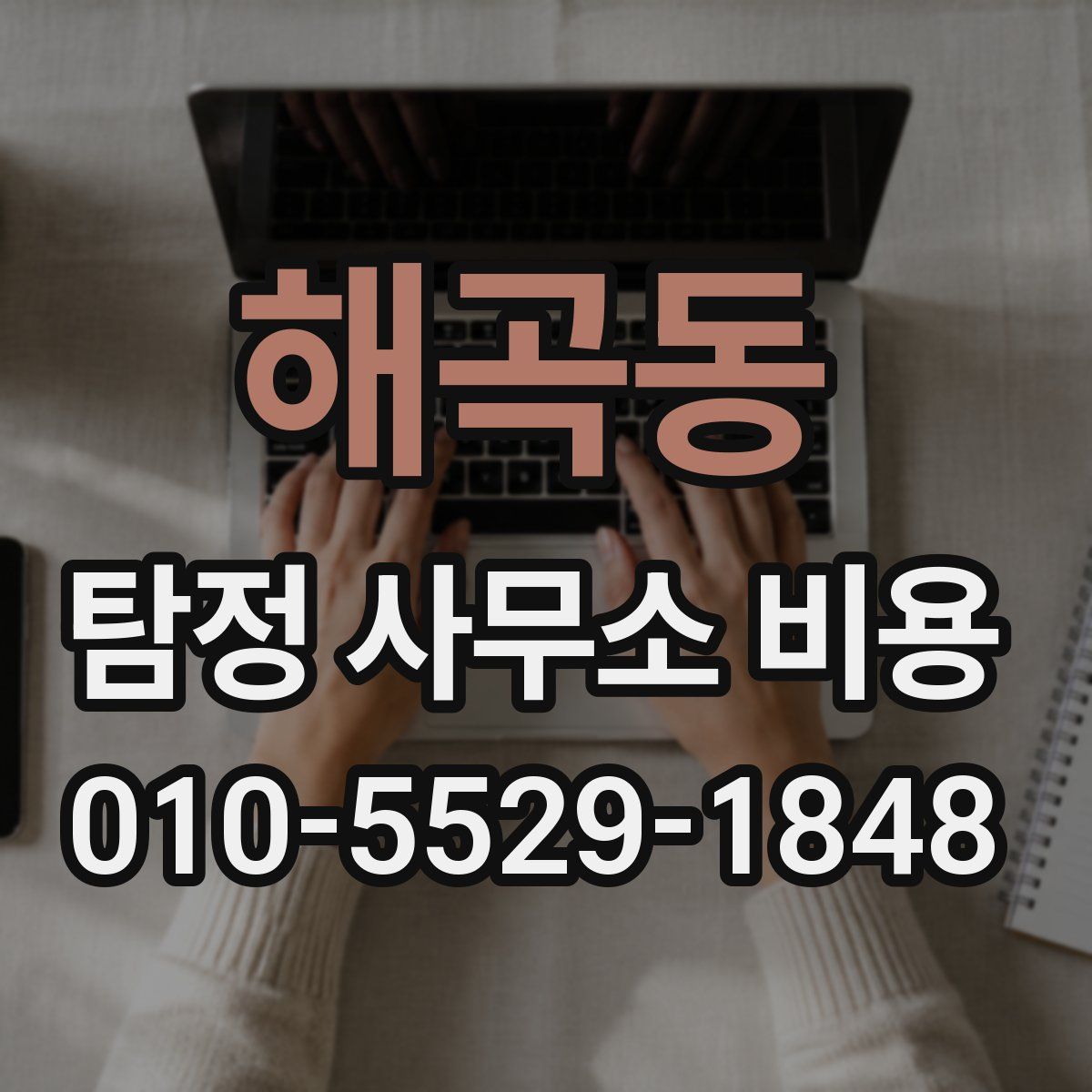 해곡동 탐정 사무소 비용