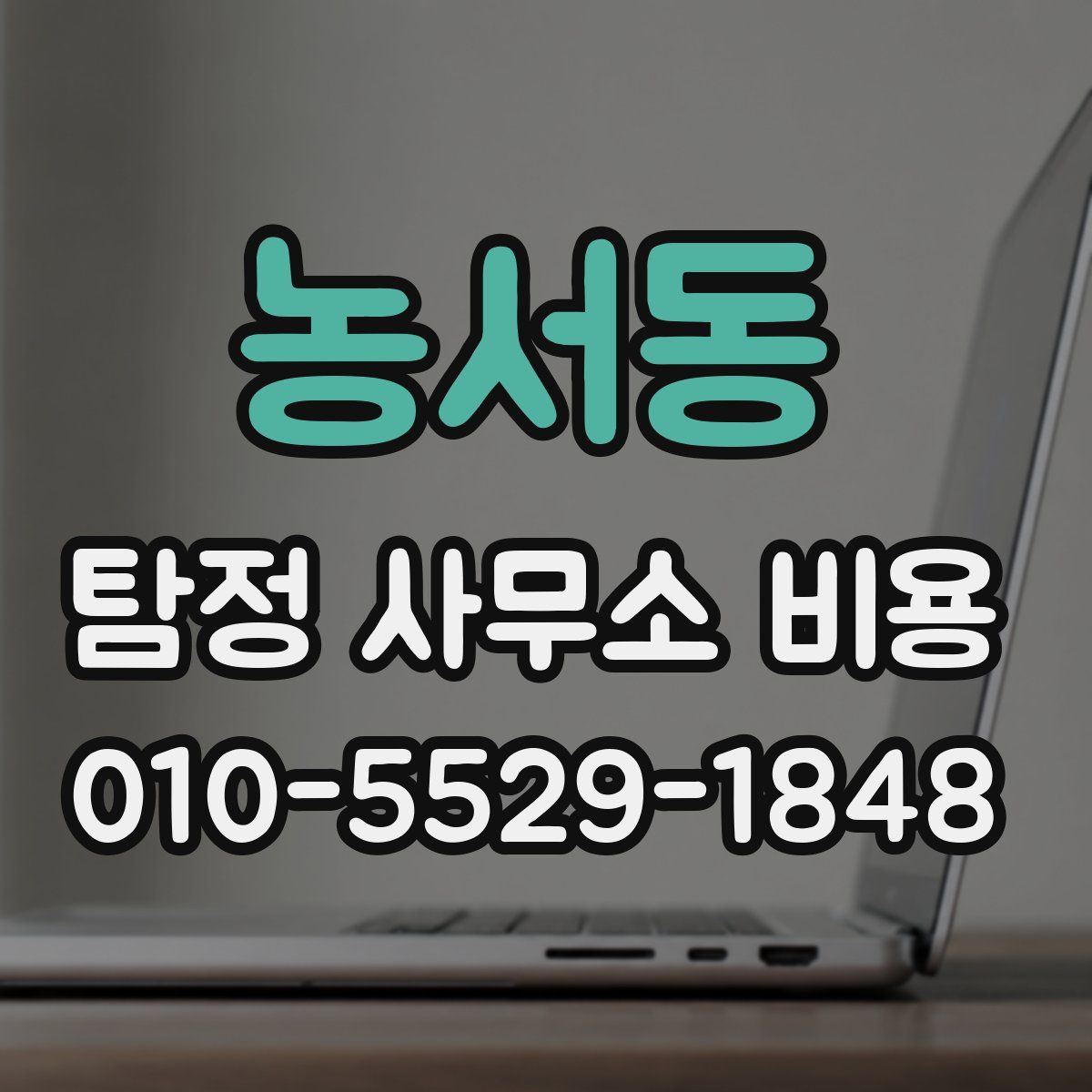 농서동 탐정 사무소 비용
