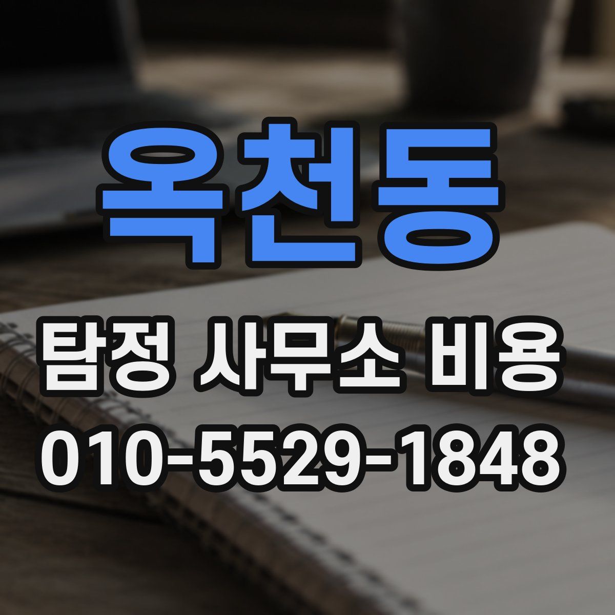 옥천동 탐정 사무소 비용