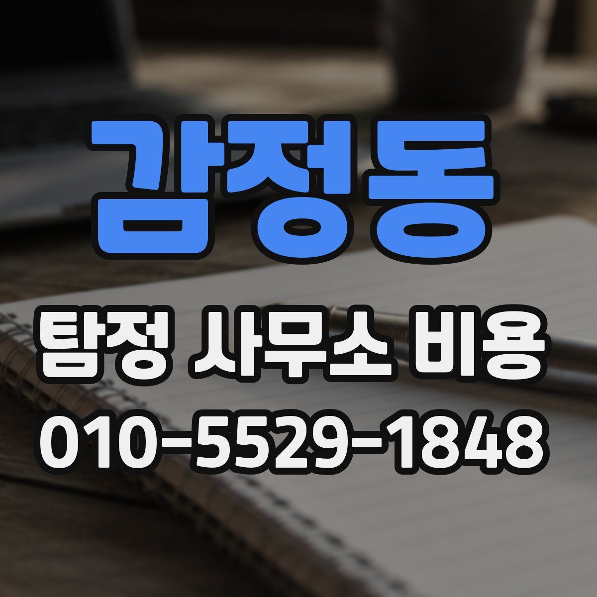 감정동 탐정 사무소 비용