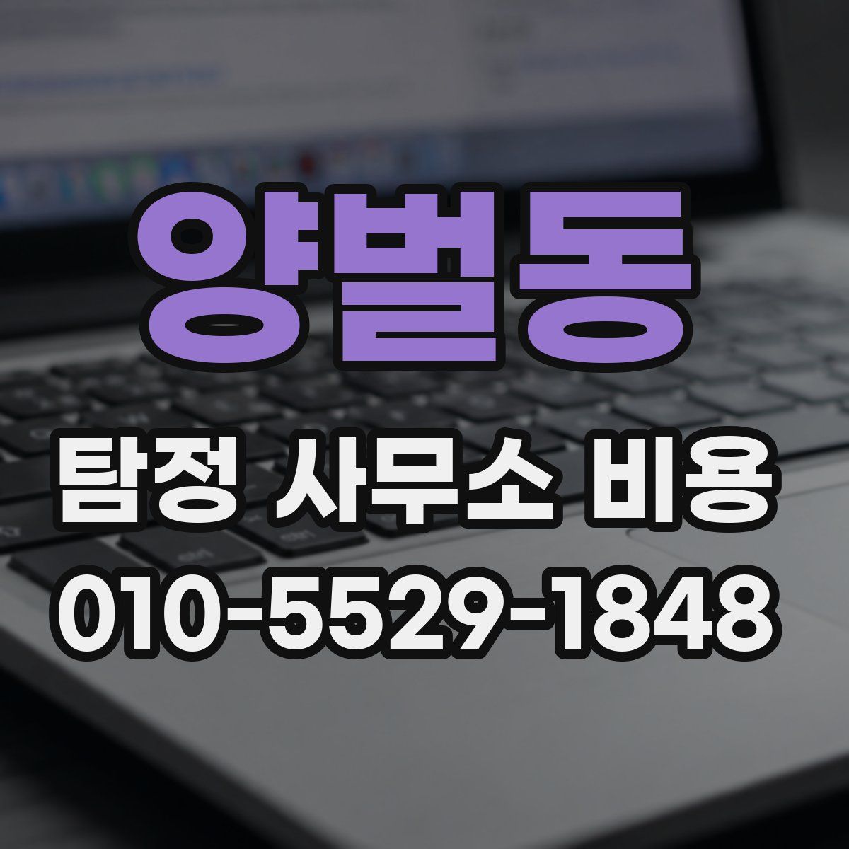양벌동 탐정 사무소 비용