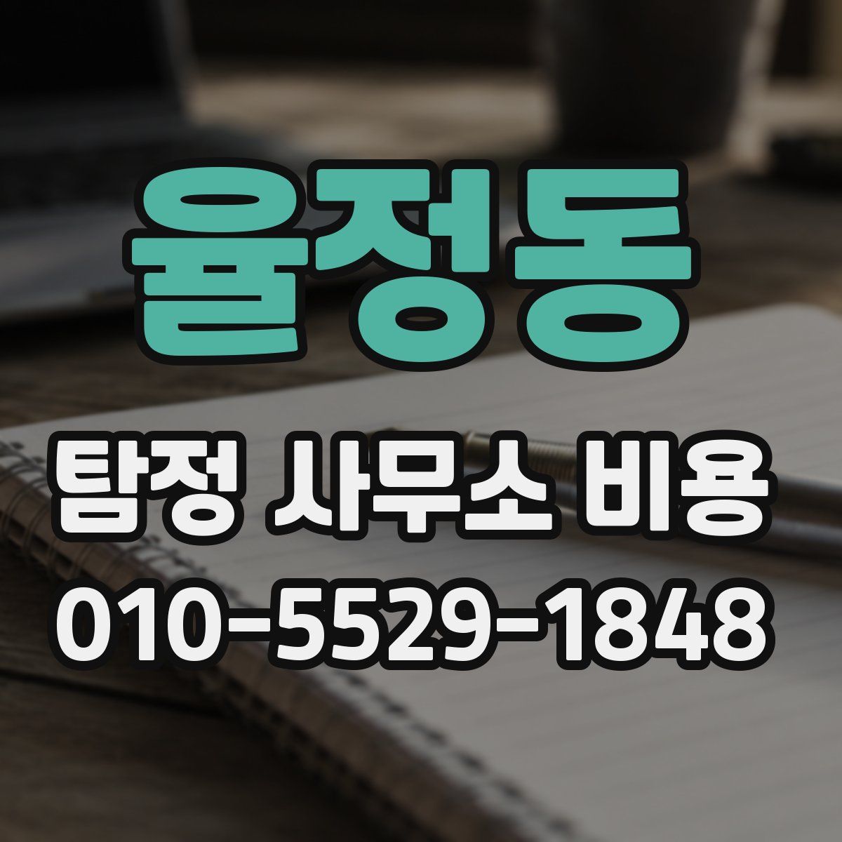 율정동 탐정 사무소 비용