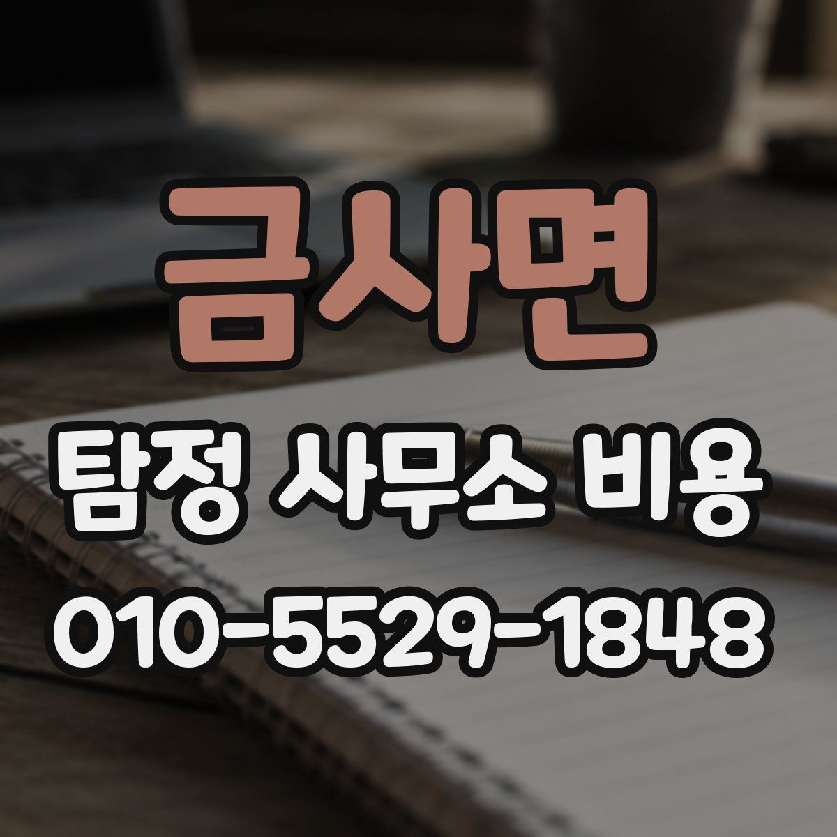 금사면 탐정 사무소 비용
