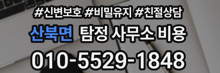 산북면 탐정 사무소 비용
