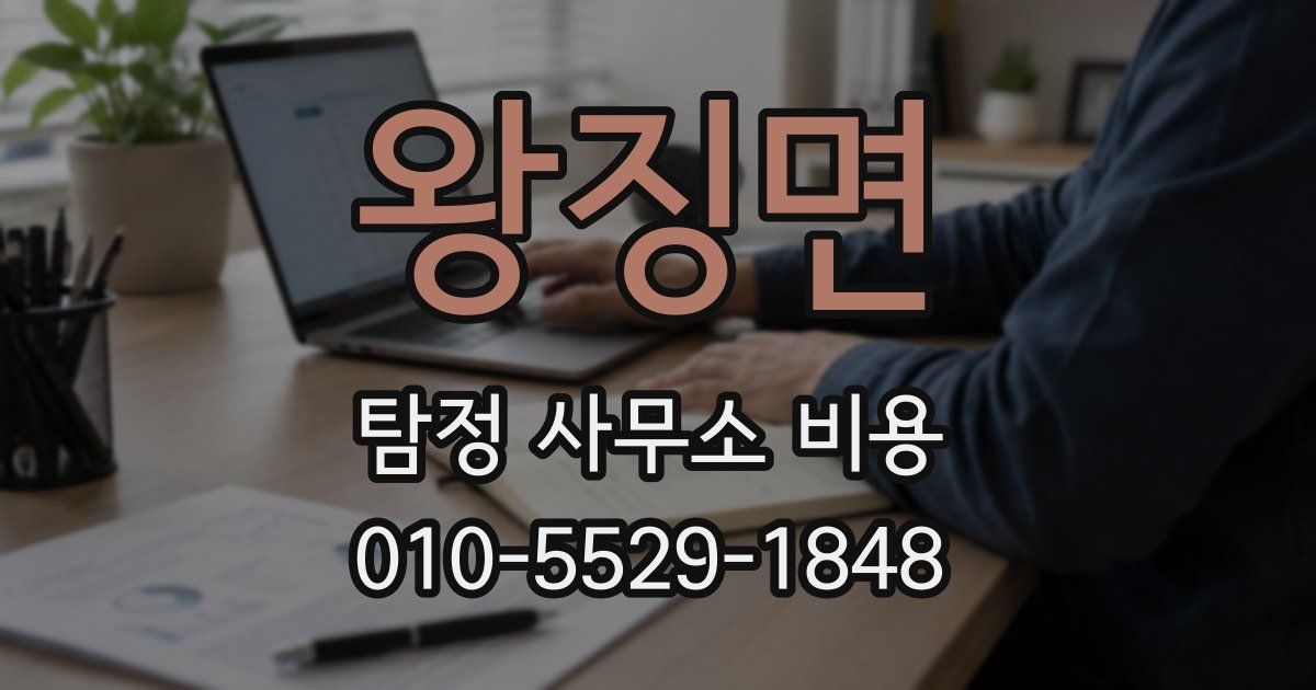 왕징면 탐정 사무소 비용