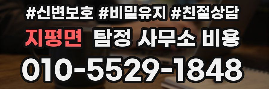 지평면 탐정 사무소 비용