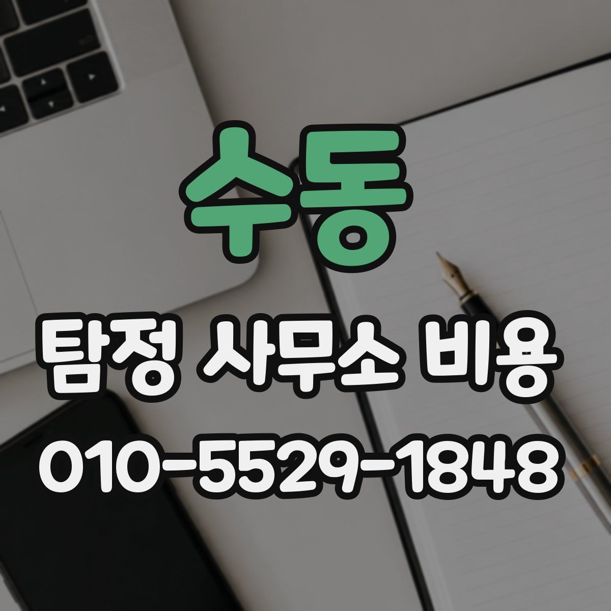 수동 탐정 사무소 비용