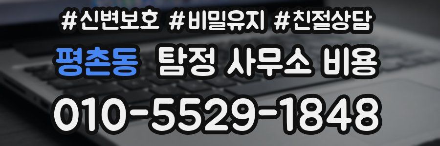 평촌동 탐정 사무소 비용