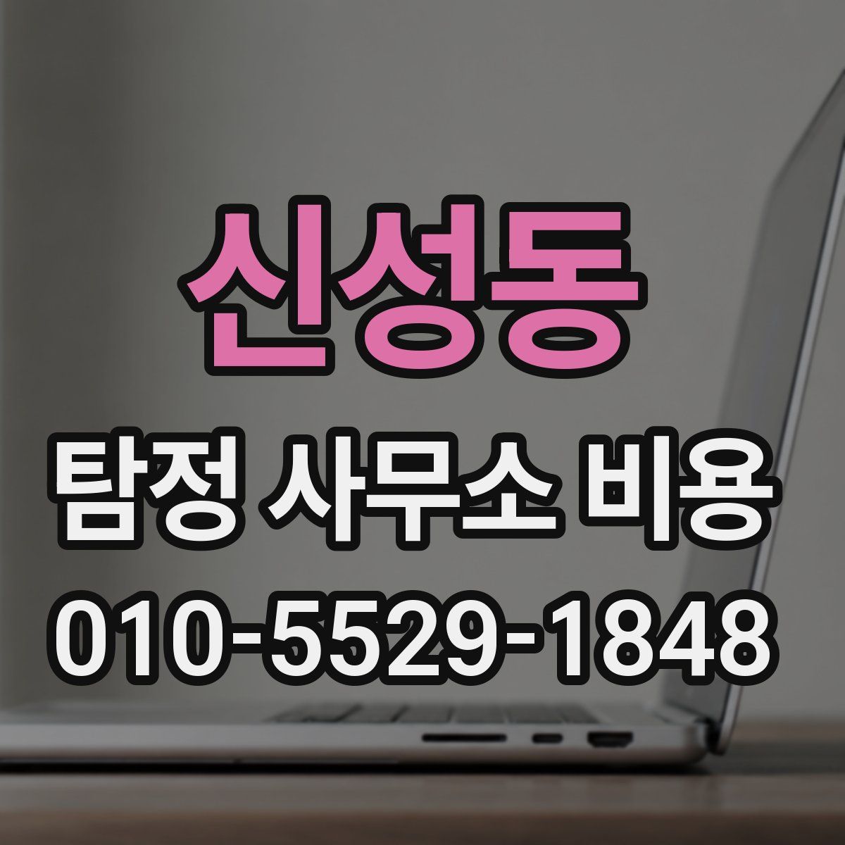 신성동 탐정 사무소 비용