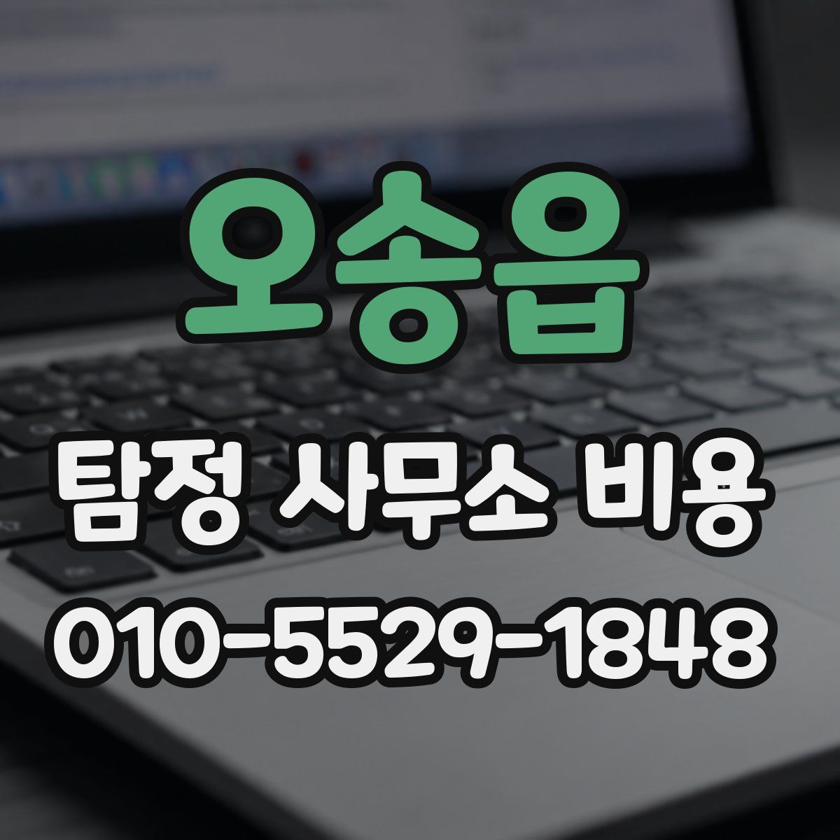 오송읍 탐정 사무소 비용