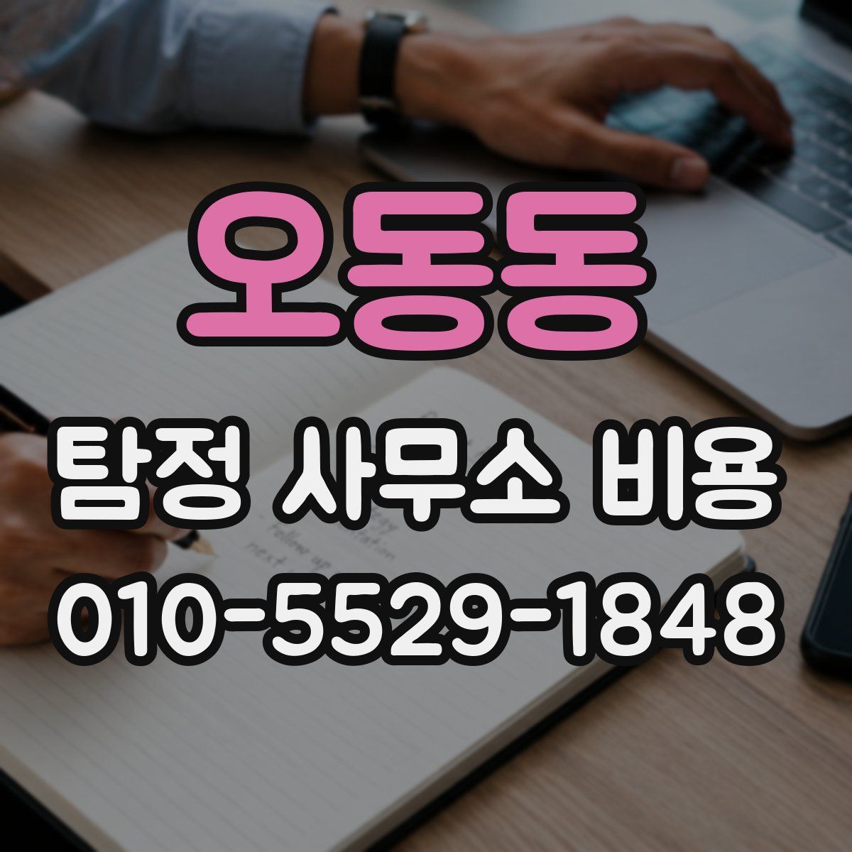 오동동 탐정 사무소 비용