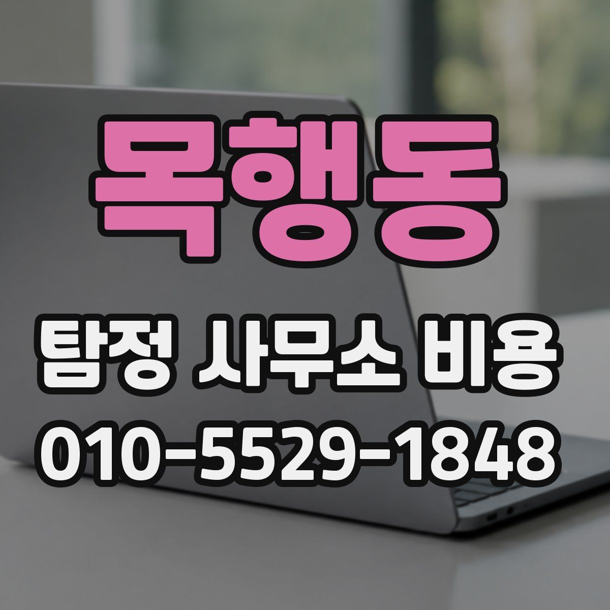 목행동 탐정 사무소 비용