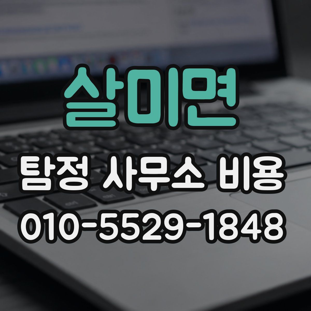 살미면 탐정 사무소 비용