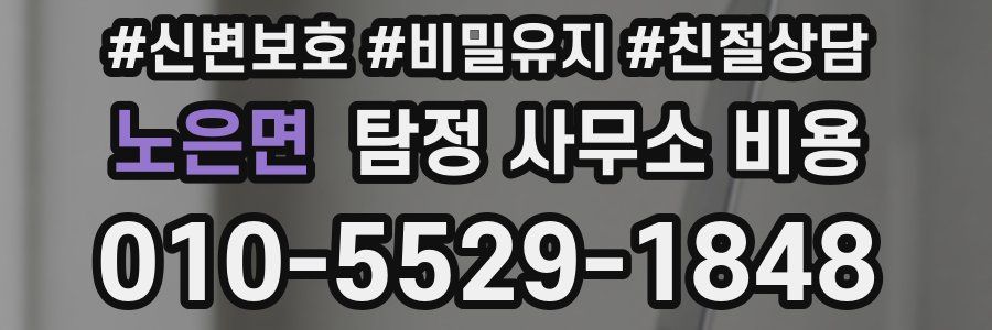 노은면 탐정 사무소 비용