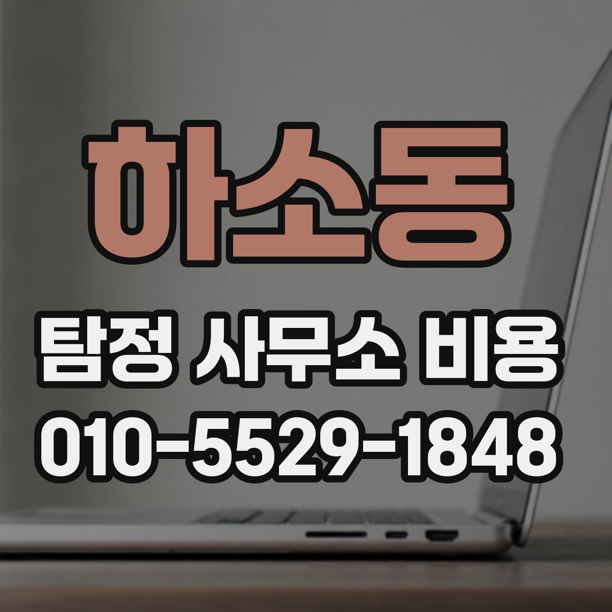 하소동 탐정 사무소 비용