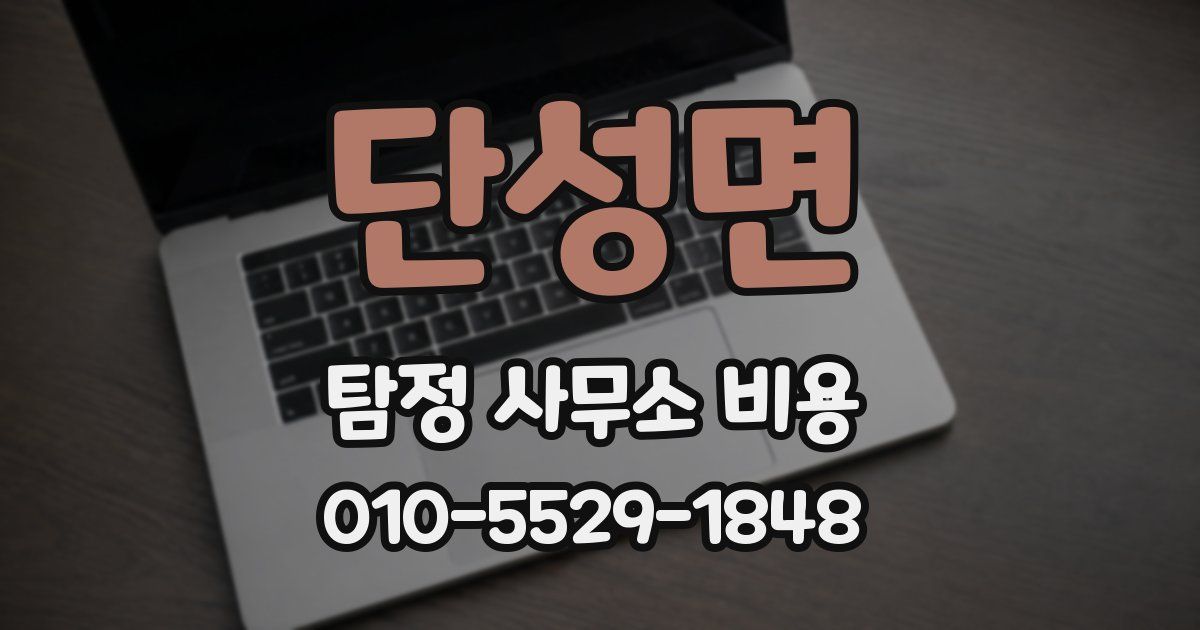 단성면 탐정 사무소 비용