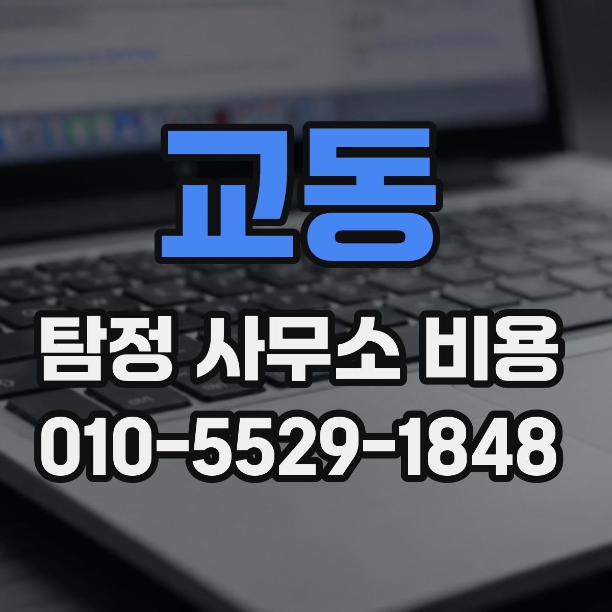 교동 탐정 사무소 비용