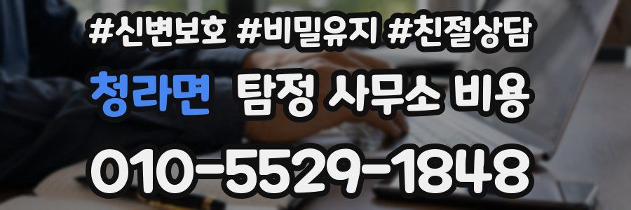 청라면 탐정 사무소 비용