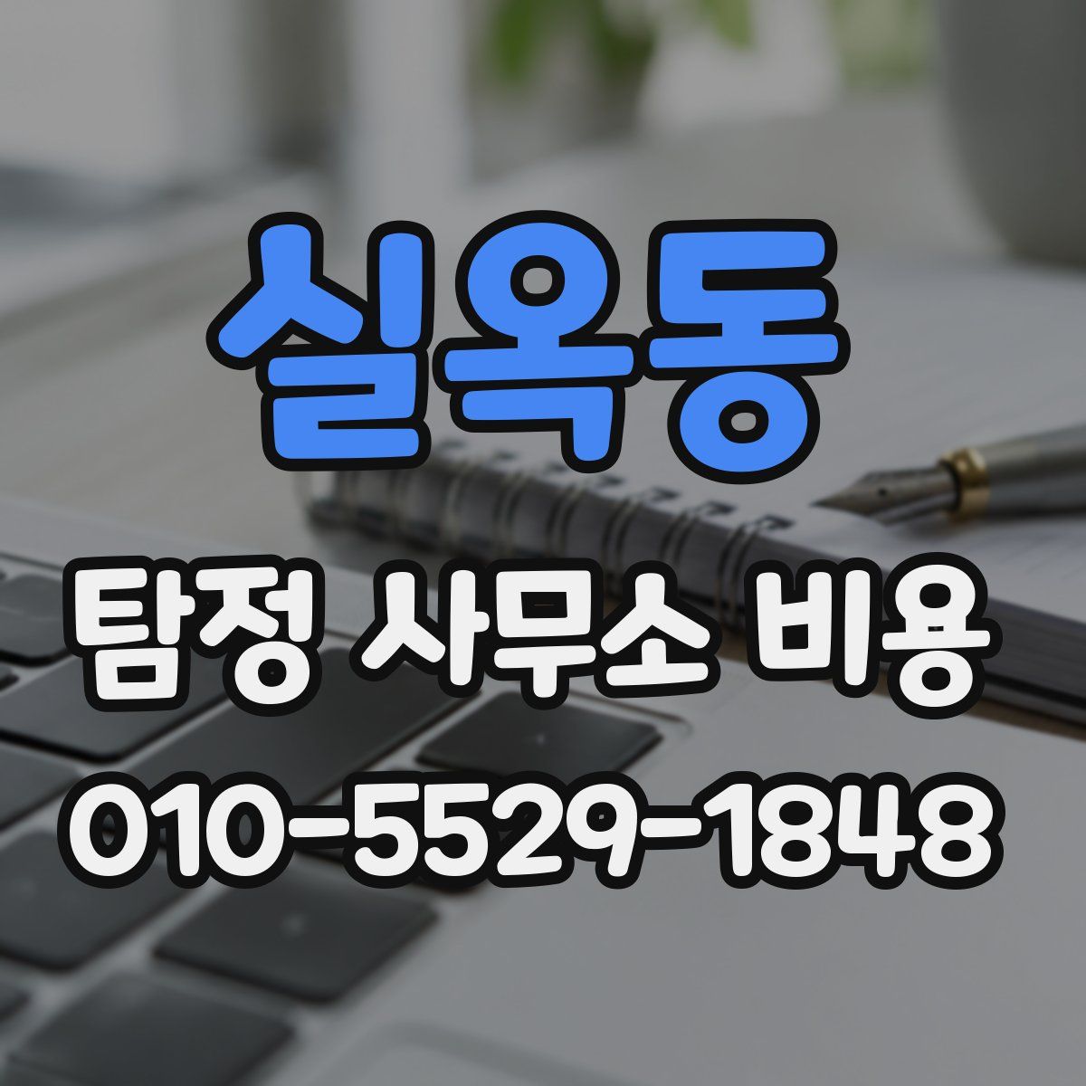 실옥동 탐정 사무소 비용