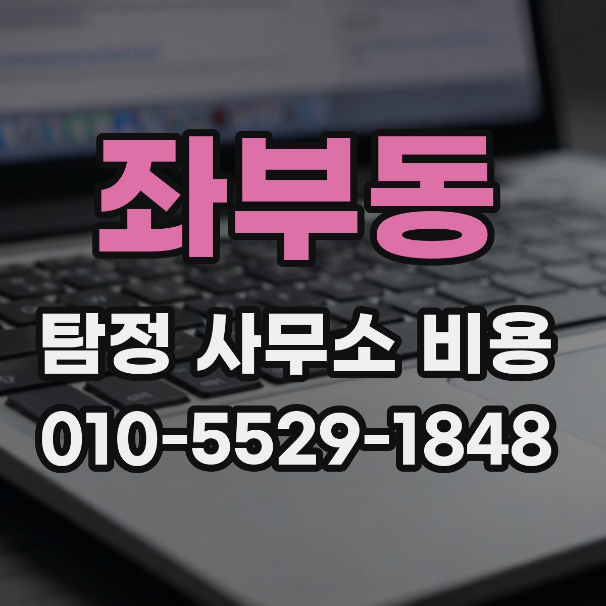 좌부동 탐정 사무소 비용