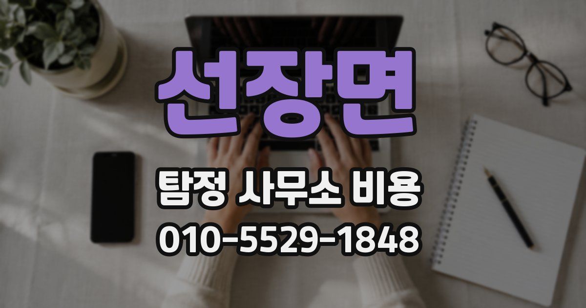 선장면 탐정 사무소 비용