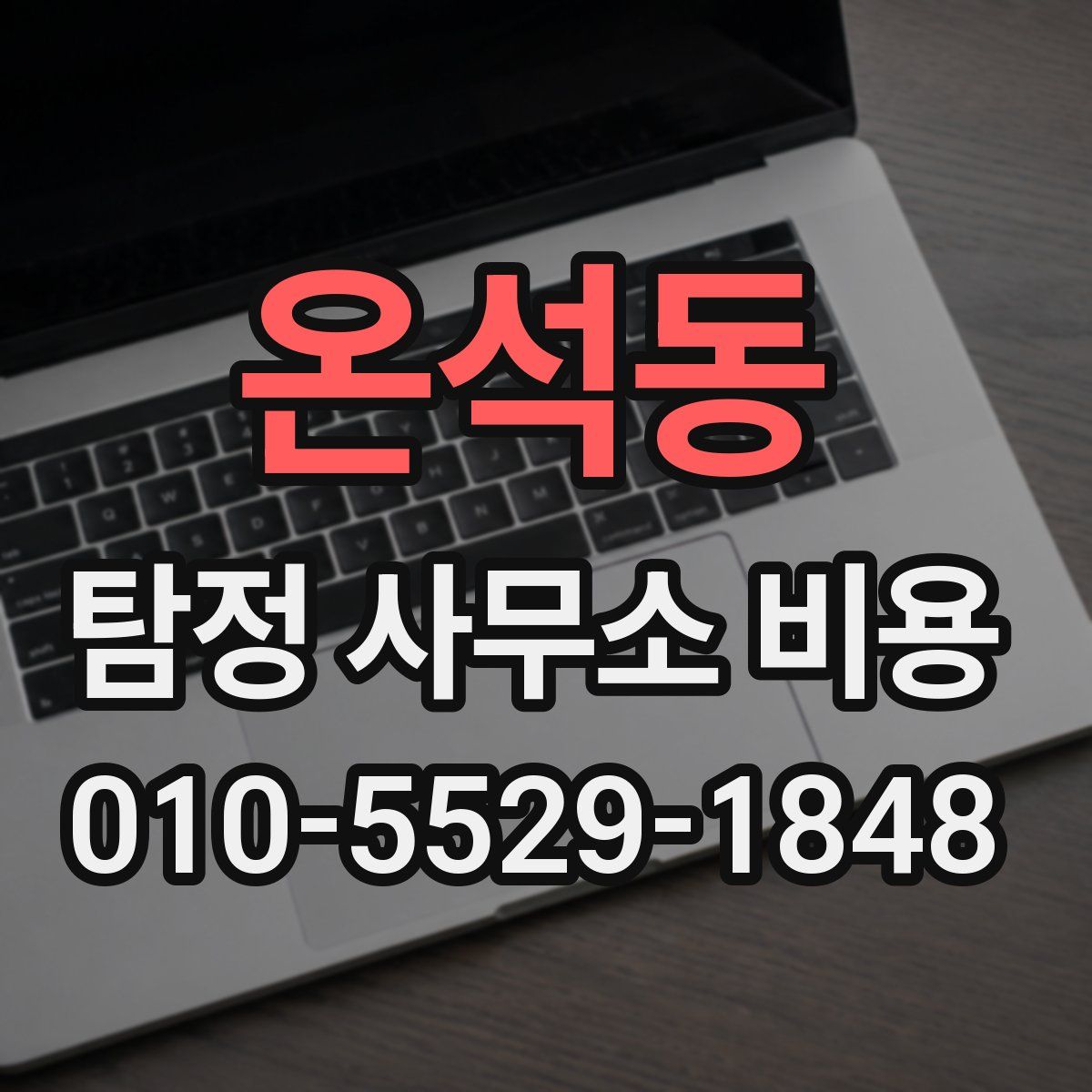 온석동 탐정 사무소 비용