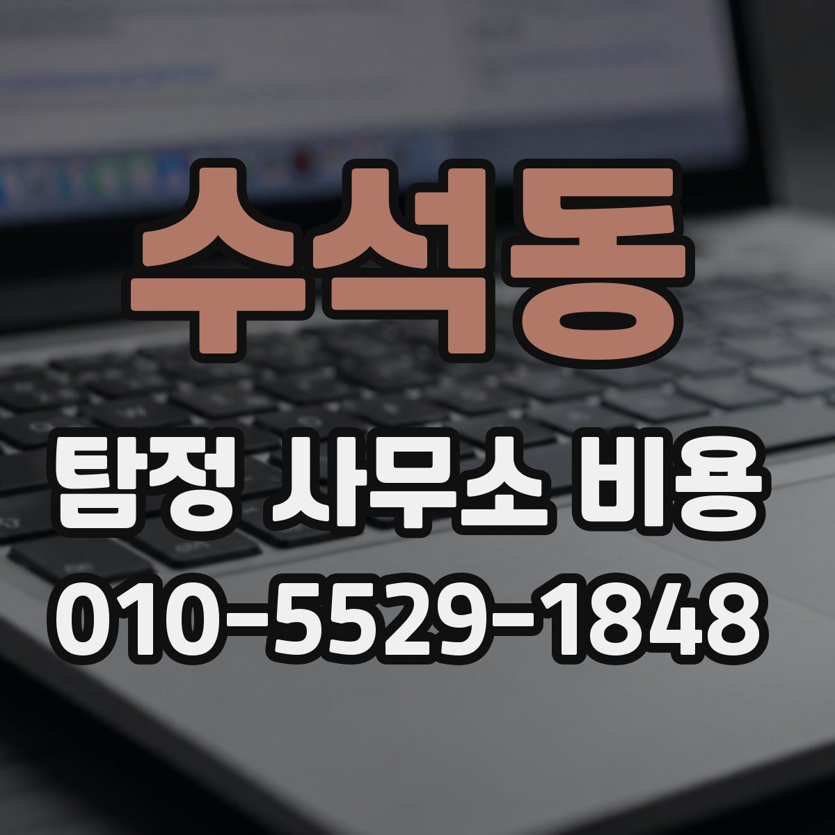 수석동 탐정 사무소 비용
