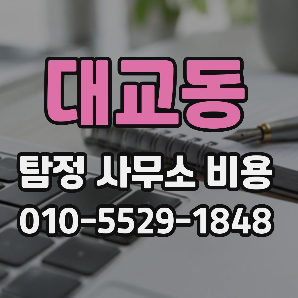 대교동 탐정 사무소 비용